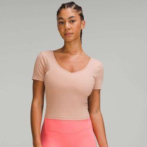 Lululemon Align T-Shirt - Pink Clay - Size 6